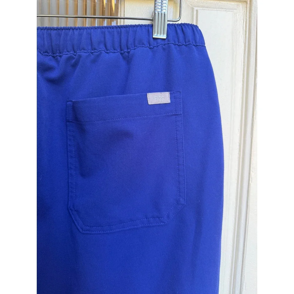 Figs Cairo Cargo Scrub Pants Mens  Deep Royal Blue 1000200R PO 9978 Size Large